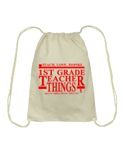 1ST GRADE TEACHER Drawstring Bag tile