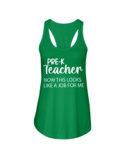 PRE-K TEACHER Ladies Flowy Tank tile
