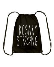 ROSARY STRONG Drawstring Bag tile