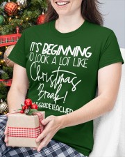 4TH GRADE TEACHER Classic T-Shirt custom-t-shirts-classic-lifestyle-front-339