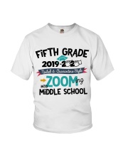 5TH GRADE ZOOMING INTO MIDDLE SCHOOL Youth T-Shirt front