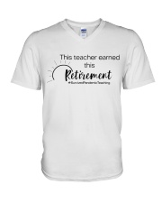 RETIREMENT V-Neck T-Shirt tile