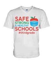 3RD GRADE V-Neck T-Shirt tile