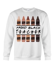 Proud Black Teacher Crewneck Sweatshirt tile