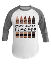 Proud Black Teacher Baseball Tee tile