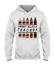 Proud Black Teacher Hooded Sweatshirt tile