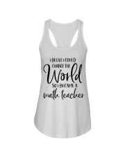 MATH TEACHER CHANGE THE WORLD Ladies Flowy Tank thumbnail