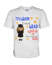 7TH GRADE GIRL V-Neck T-Shirt tile