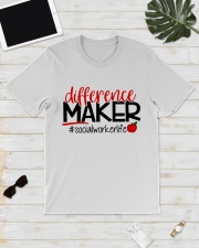 SOCIAL WORKER LIFE Classic T-Shirt lifestyle-mens-crewneck-front-17