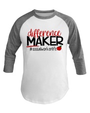 SOCIAL WORKER LIFE Baseball Tee thumbnail