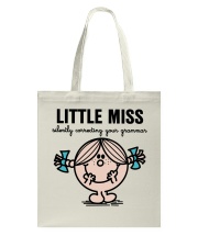 SILENTLY CORRECTING YOUR GRAMMAR Tote Bag tile