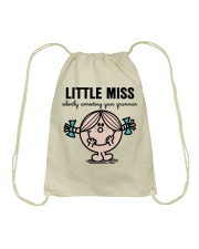 SILENTLY CORRECTING YOUR GRAMMAR Drawstring Bag tile