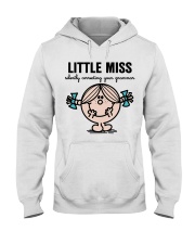 SILENTLY CORRECTING YOUR GRAMMAR Hooded Sweatshirt tile