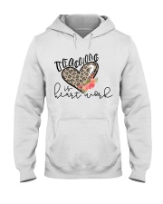 TEACHING IS HEART WORK Hooded Sweatshirt thumbnail
