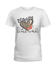 TEACHING IS HEART WORK Ladies T-Shirt thumbnail