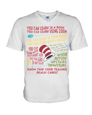 YOU CAN LEARN IN A ROOM V-Neck T-Shirt thumbnail