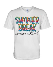 SUMMER IS ESSENTIAL V-Neck T-Shirt tile