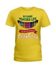 1ST GRADE TEACHER Ladies T-Shirt tile