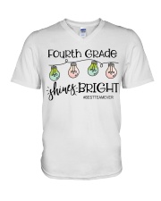 4TH GRADE V-Neck T-Shirt tile