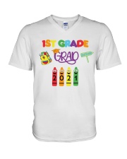 1ST GRADE V-Neck T-Shirt tile