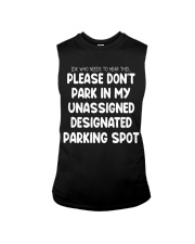 MY UNASSIGNED DESIGNATED PARKING SPOT Sleeveless Tee tile