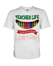 TEACHER V-Neck T-Shirt tile