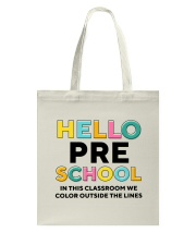 PRESCHOOL Tote Bag tile