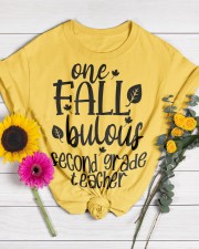 ONE FALLBULOUS 2ND GRADE TEACHER Classic T-Shirt custom-t-shirts-classic-lifestyle-front-454