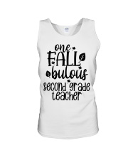 ONE FALLBULOUS 2ND GRADE TEACHER Unisex Tank tile