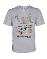 LUNCH LADY V-Neck T-Shirt tile