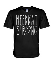 MEERKAT STRONG V-Neck T-Shirt tile