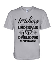SPED Teacher V-Neck T-Shirt tile