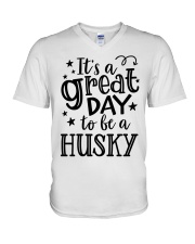 HUSKY V-Neck T-Shirt tile