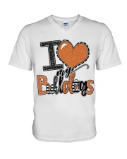 BULLDOGS V-Neck T-Shirt tile