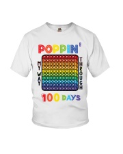 Poppin' My Way Through 100 Days Youth T-Shirt front