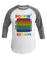 Poppin' My Way Through 100 Days Baseball Tee tile
