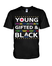 Young Gifted Black V-Neck T-Shirt tile