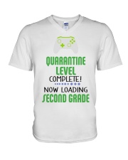 2ND GRADE LOADING V-Neck T-Shirt tile