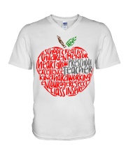 PRESCHOOL APPLE V-Neck T-Shirt thumbnail