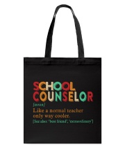 SCHOOL COUNSELOR DEFINITION Tote Bag thumbnail