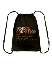 SCHOOL COUNSELOR DEFINITION Drawstring Bag thumbnail