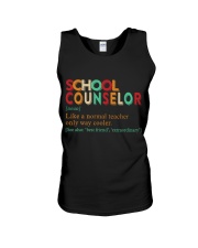 SCHOOL COUNSELOR DEFINITION Unisex Tank thumbnail