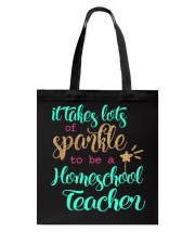 HOMESCHOOL TEACHER SPARKLE Tote Bag thumbnail