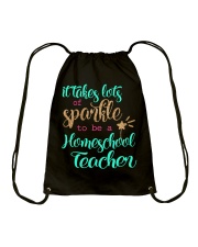 HOMESCHOOL TEACHER SPARKLE Drawstring Bag thumbnail