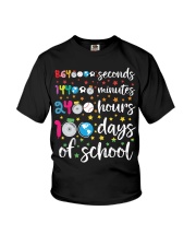 100 Days Of School Youth T-Shirt front