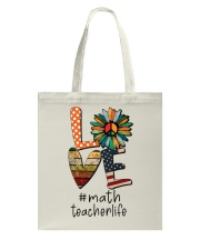 MATH TEACHER Tote Bag tile