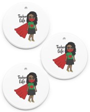 Love Teacher Life Circle Ornament (Porcelain) tile