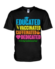 3rd Grade V-Neck T-Shirt tile
