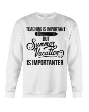 TEACHING IS IMPORTANT BUT Crewneck Sweatshirt tile
