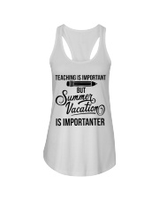 TEACHING IS IMPORTANT BUT Ladies Flowy Tank tile